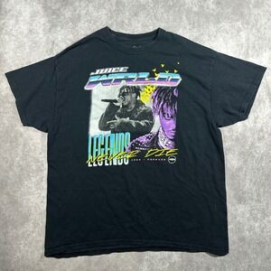 Juice WRLD Legends Never Die‎ 999 Club Black Graphic T-Shirt Mens XL Rap Tee